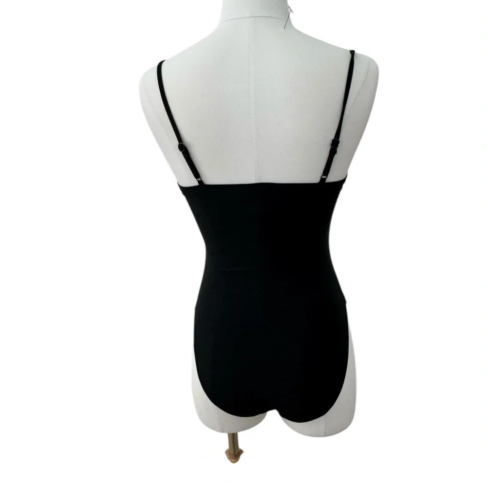 J. Crew Heritage Balconette Underwire One Piece Swimsuit in Black NWT